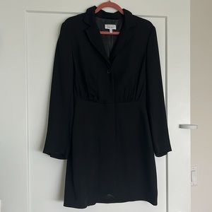 & Other Stories fitted black blazer dress